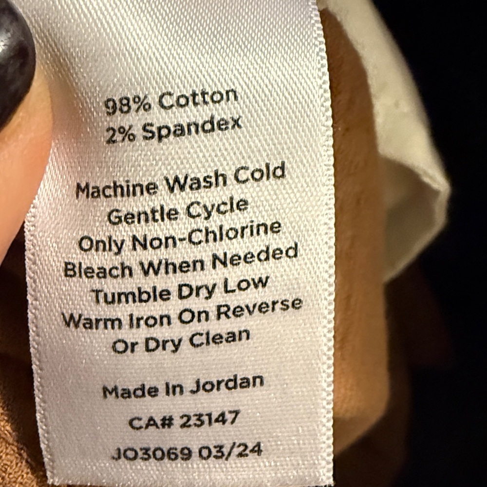 Talbots Women’s Tan Corduroy Straight Legged Casual Pants size 16 New with Tags - Picture 9 of 10